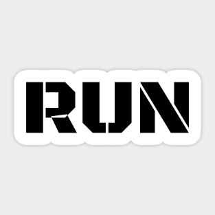 run Sticker